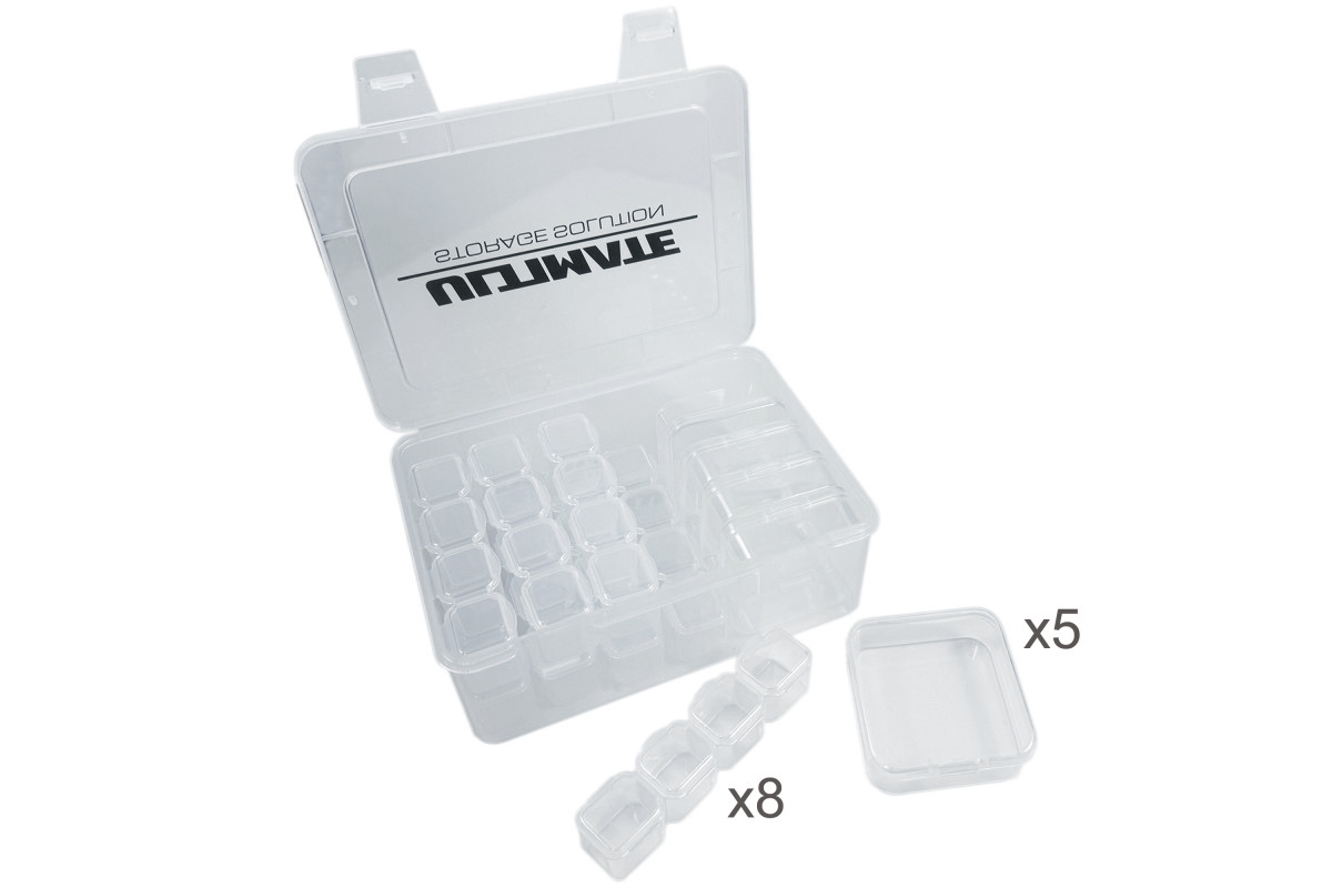 Tt Racing Box Ultimate Racing Plastic Box with 5 Med & 32 Small Inner Boxes | MIBOSPORT